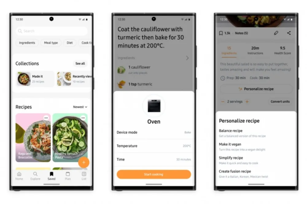 三星将推出名为Samsung Food服务平台，结合其智能家电产品提供个性化的餐饮体验-弦外音